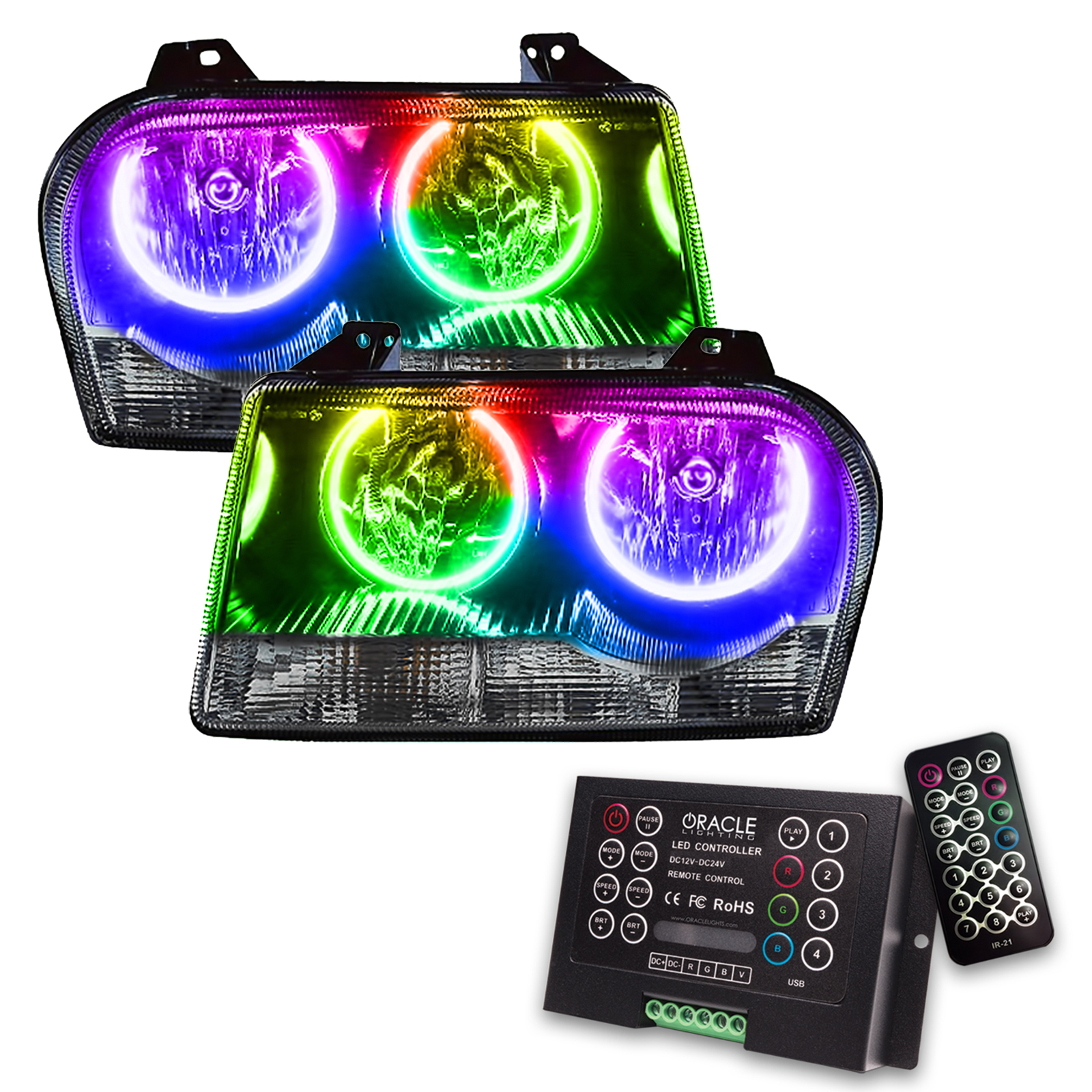 ORACLE Lighting 7016-333 - 05-10 Chrysler 300 V6 SMD HL - ColorSHIFT w/ 2.0 Controller ORACLE Lighting 7016-333 - 05-10 Chrysler 300 V6 SMD HL - ColorSHIFT w/ 2.0 Controller