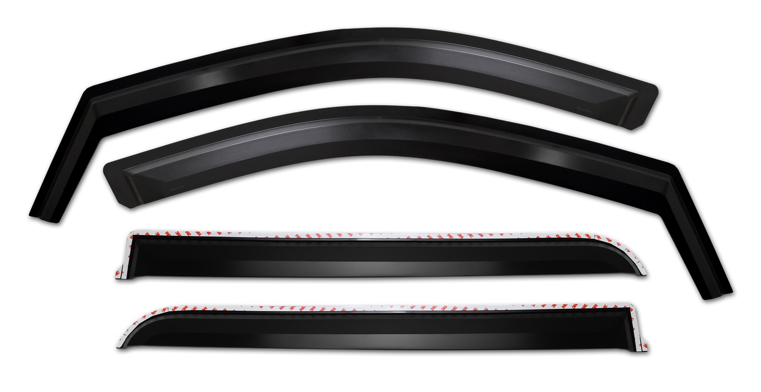 Putco 680242 - 19-21 Chevy Silverado 1500 - Crew Cab Element Matte Black Window Visors (Set of 4)