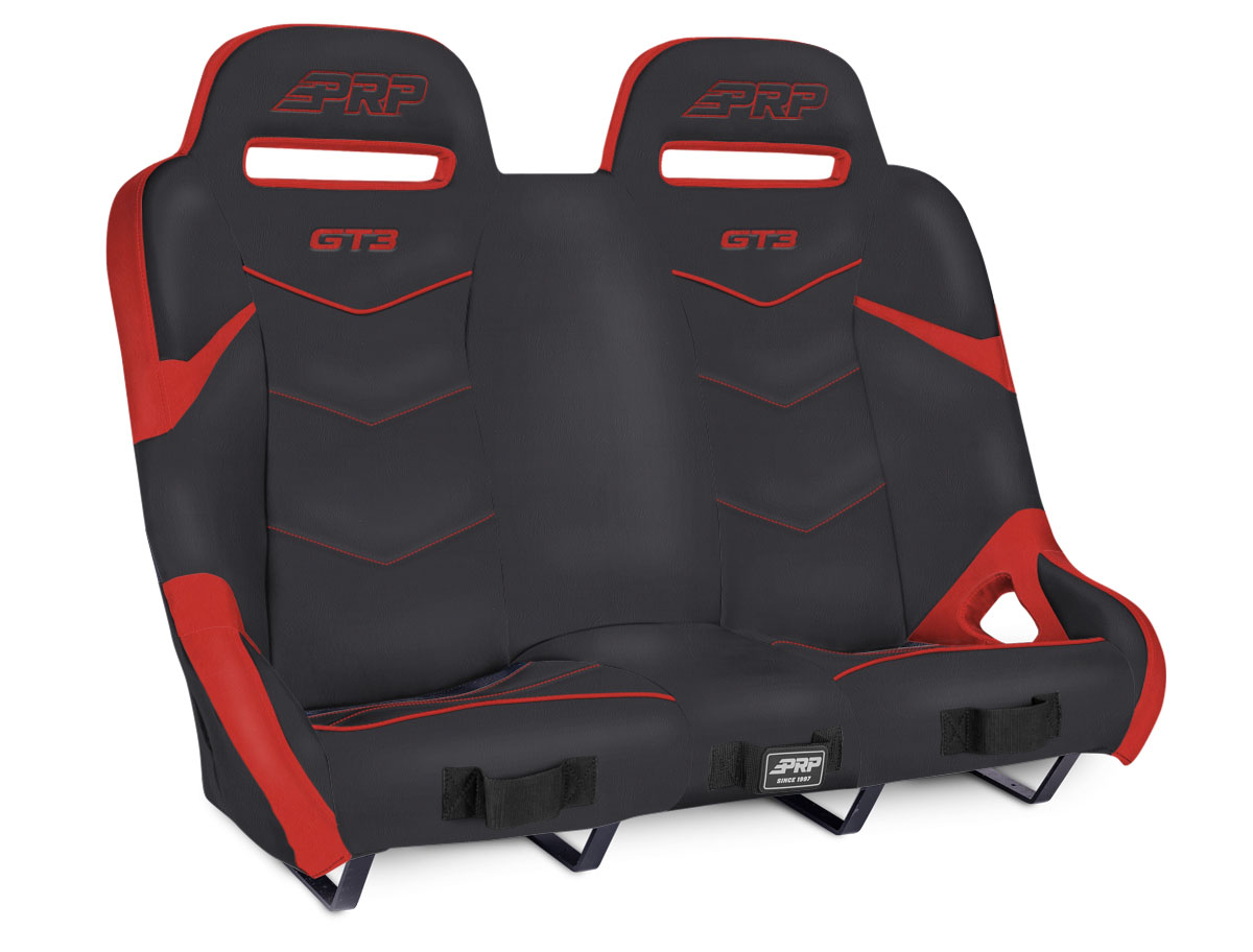 PRP Seats A74-237 - GT3 Rear Suspension Bench for Polaris RZR Red PRP Seats A74-237 - GT3 Rear Suspension Bench for Polaris RZR Red