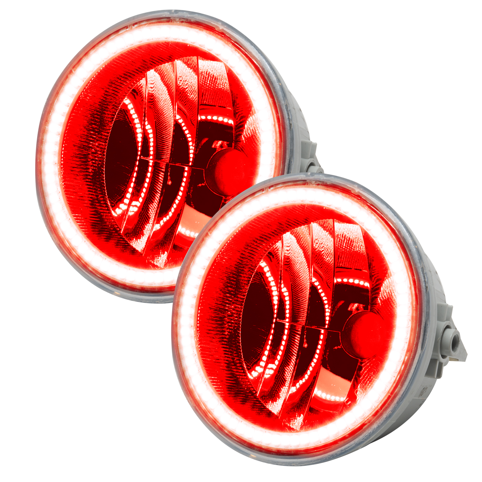 ORACLE Lighting 7044-003 - Lighting 06-10 Ford F-150 Pre-Assembled LED Halo Fog Lights -Red