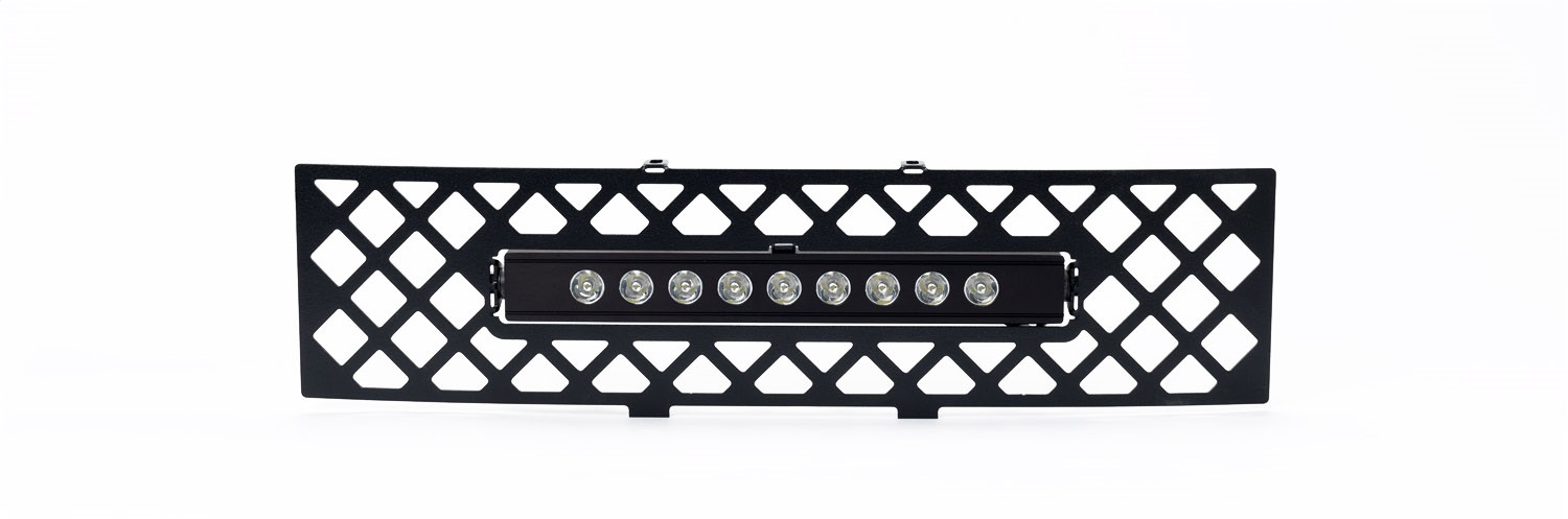 Putco 85182L - 11-14 Ford F-150 - EcoBoost Bumper Grille Insert - Black SS Diamond w/ 10in Luminix Light Bar Putco 85182L - 11-14 Ford F-150 - EcoBoost Bumper Grille Insert - Black SS Diamond w/ 10in Luminix Light Bar