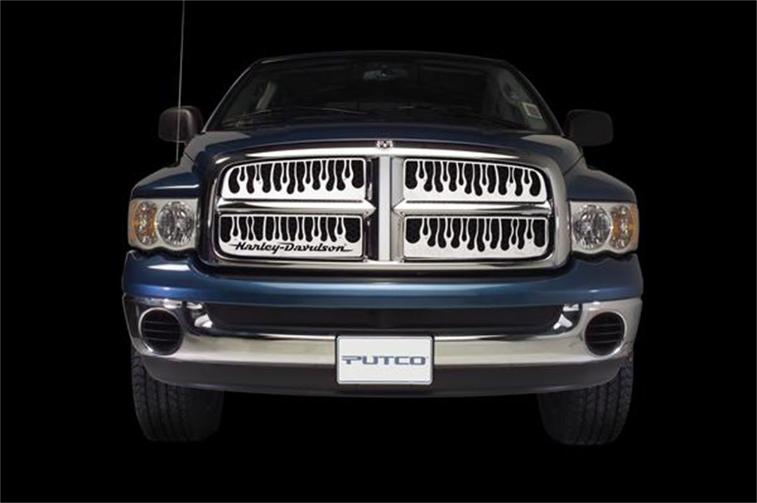 Putco 89131 - 04-06 Dodge Durango Flaming Inferno Stainless Steel Grille