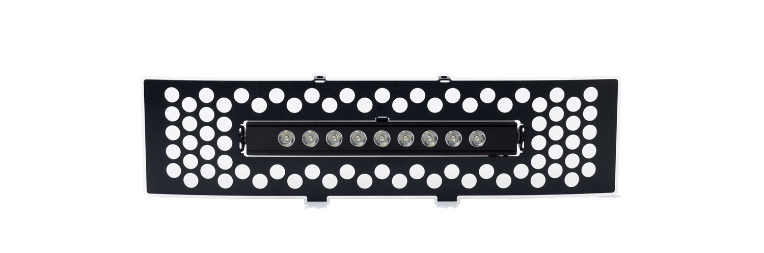 Putco 88182L - 11-14 Ford F-150 - EcoBoost Bumper Grille Inserts - Black SS Punch w/ 10in Luminix Light Bar Putco 88182L - 11-14 Ford F-150 - EcoBoost Bumper Grille Inserts - Black SS Punch w/ 10in Luminix Light Bar