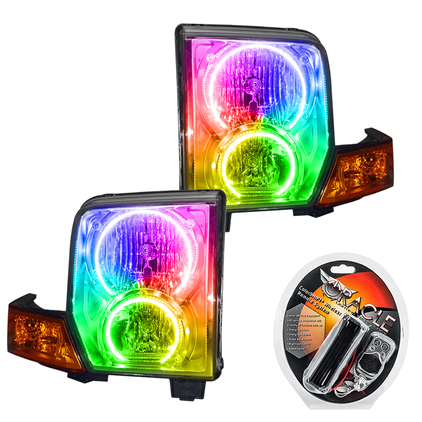 ORACLE Lighting 7063-330 - 06-10 Jeep Commander SMD HL - ColorSHIFT ORACLE Lighting 7063-330 - 06-10 Jeep Commander SMD HL - ColorSHIFT