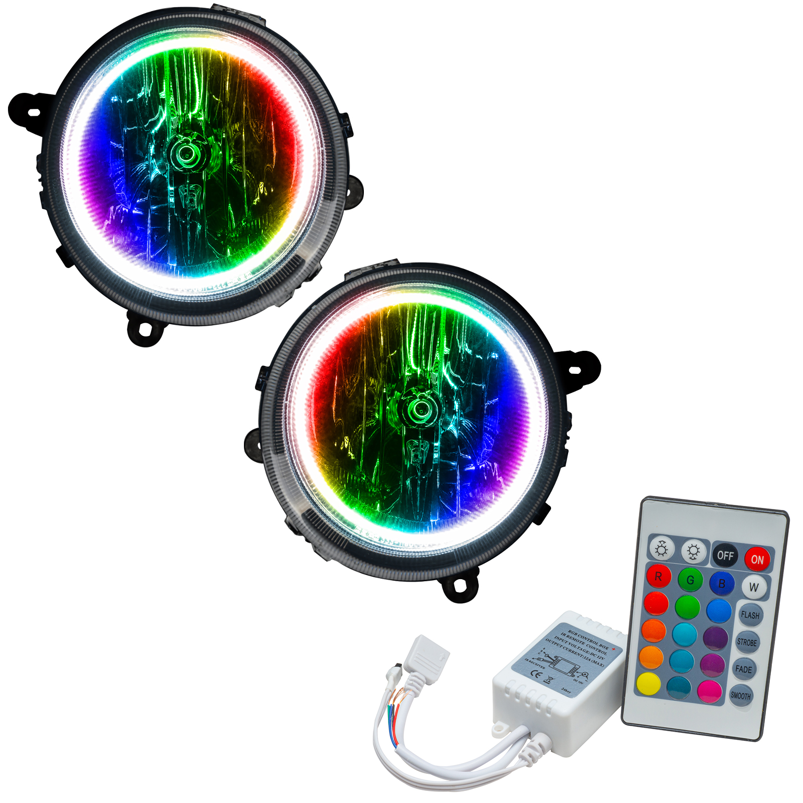 ORACLE Lighting 7065-504 - 07-10 Jeep Compass SMD HL - ColorSHIFT w/ Simple Controller