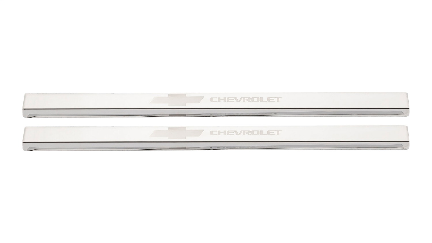 Putco 95181GM-1 - 2019+ Chevrolet Silv LD Fits Double Cab and Regular Cab (2pc) w/ Bow Tie Etching SS Door Sills Putco 95181GM-1 - 2019+ Chevrolet Silv LD Fits Double Cab and Regular Cab (2pc) w/ Bow Tie Etching SS Door Sills