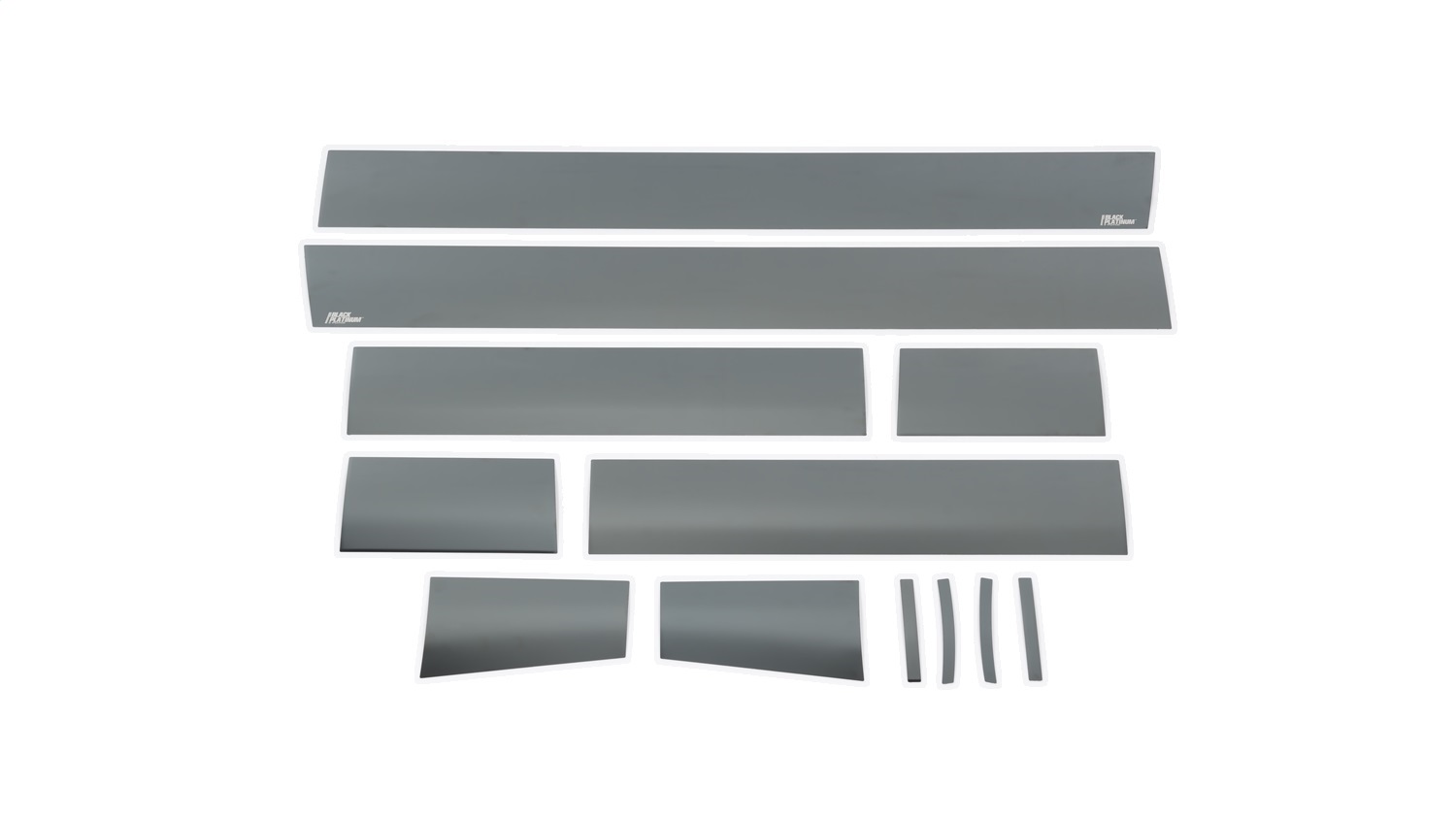 Putco 9751212BP - 07-13 GMC Sierra Extended Cab 5.5ft Box - 6in Wide - 12pcs Black Platinum Rocker Panels