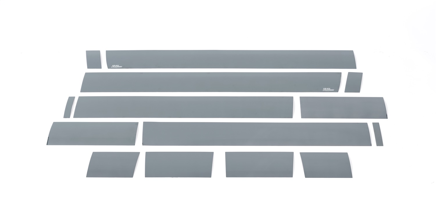 Putco 9751206BP - 07-13 Chevy Silv Crew Cab 6.5ft Standard Box - 6in Wide - 14pcs Black Platinum Rocker Panels