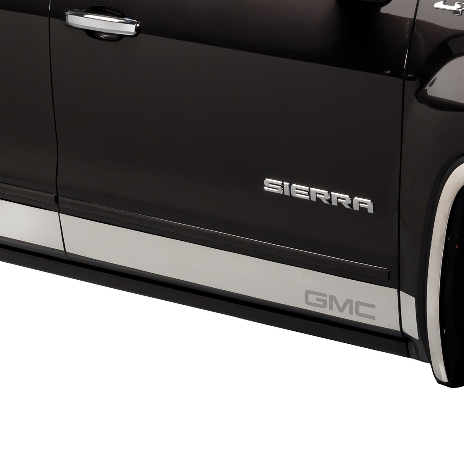 Putco 9751214GM - 07-13 GMC Sierra Crew Cab 5.5 Box - 6in Wide - 12pcs - SS Rocker Panels
