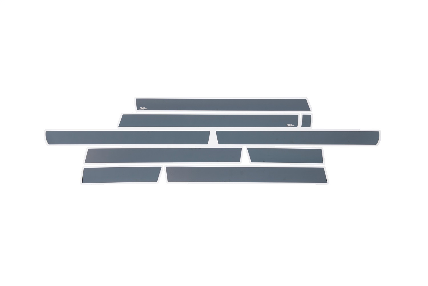 Putco 9751234BP - 15-19 GMC Sierra HD Crew Cab 8ft Long Box (10pcs) Black Platinum Rocker Panels