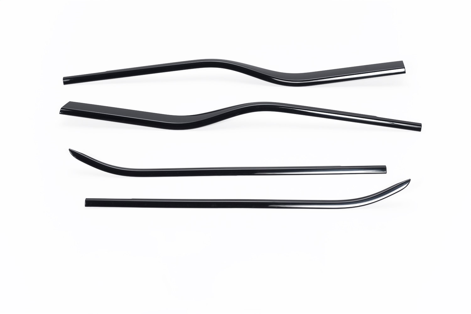 Putco 98560 - 17-20 Ford SuperDuty - Crew Cab w/ Towing Mirrors Tinted Window Trim Accents (ABS Window Trim)