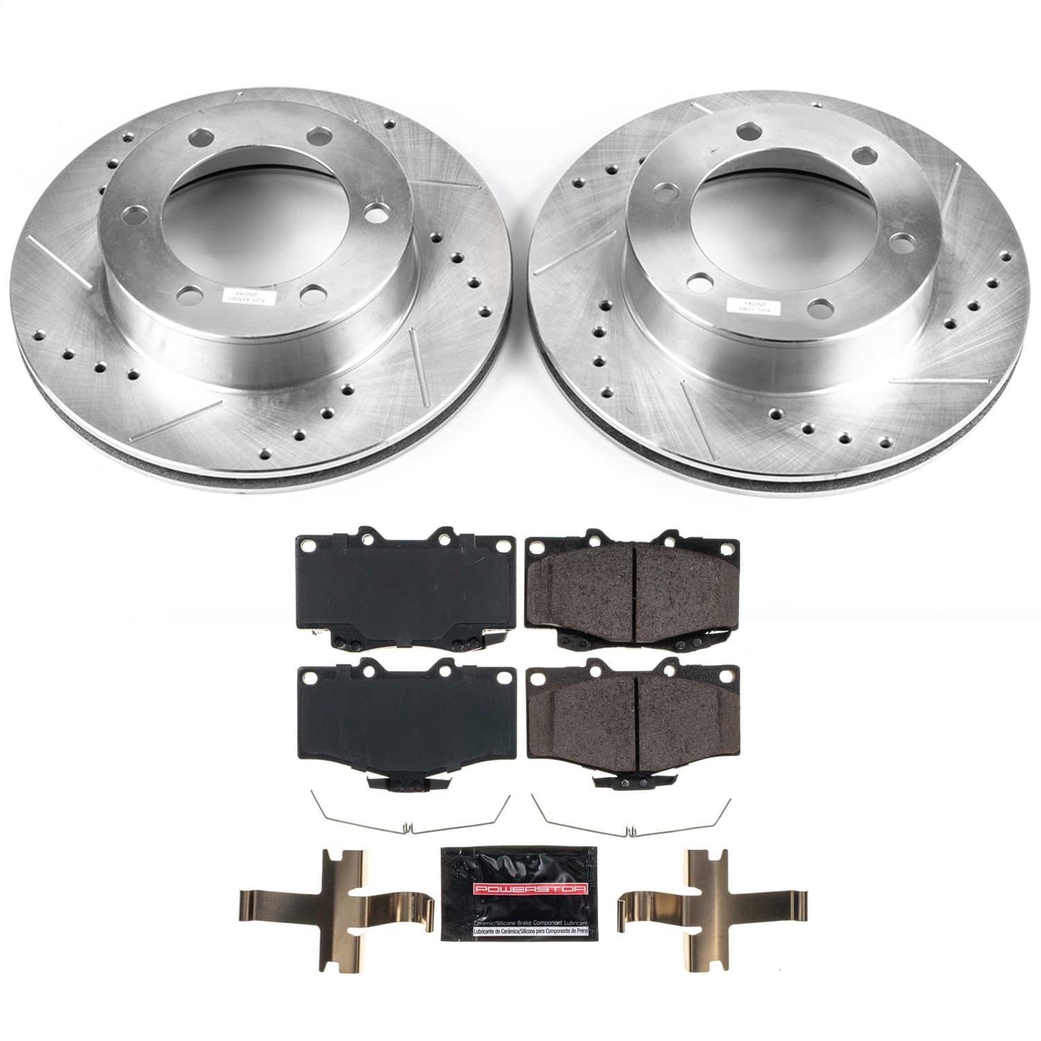 PowerStop K1233 - Power Stop 95-02 Toyota 4Runner Front Z23 Evolution Sport Brake Kit