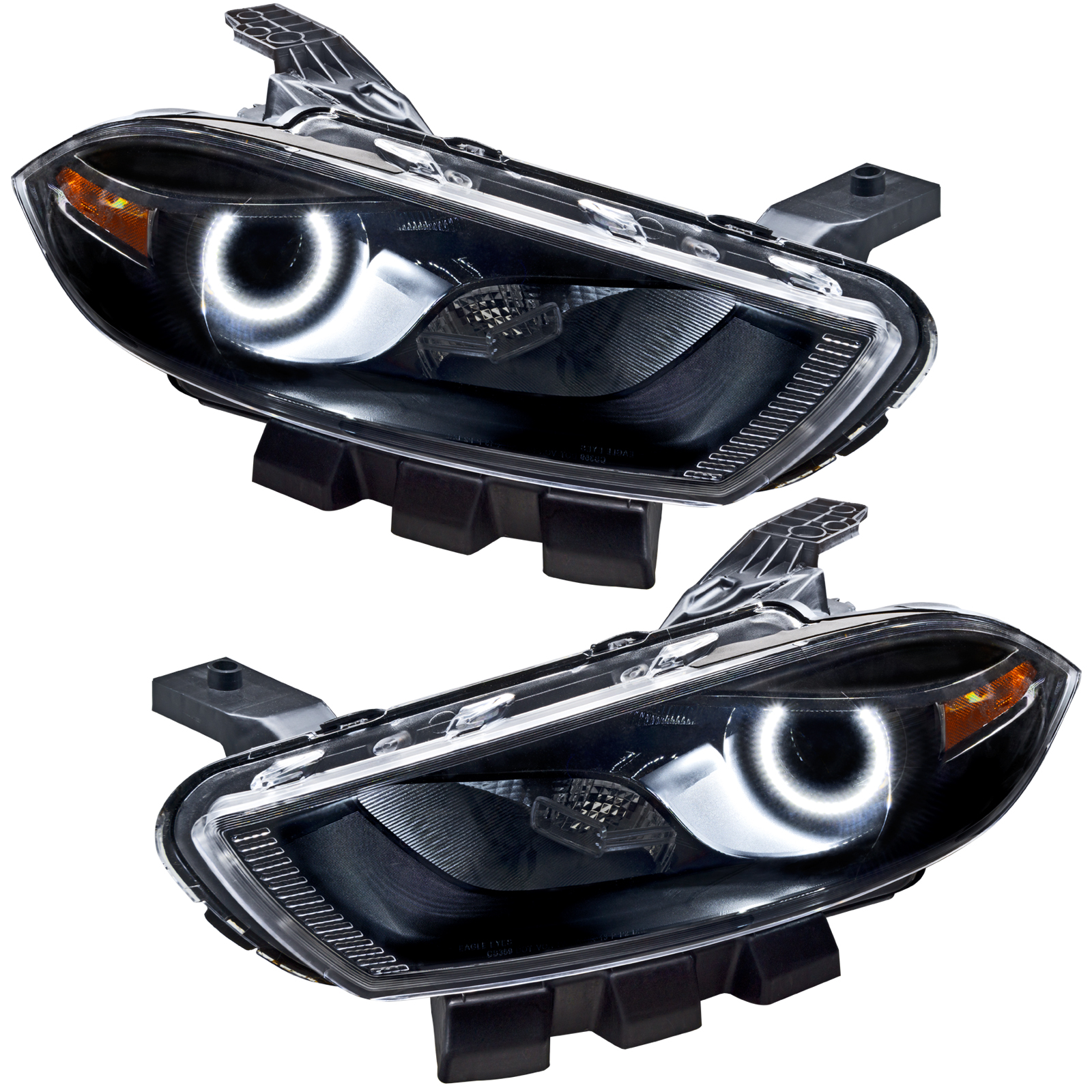 ORACLE Lighting 7142-001 - 13-14 Dodge Dart (HID Style) SMD HL - Black - White ORACLE Lighting 7142-001 - 13-14 Dodge Dart (HID Style) SMD HL - Black - White