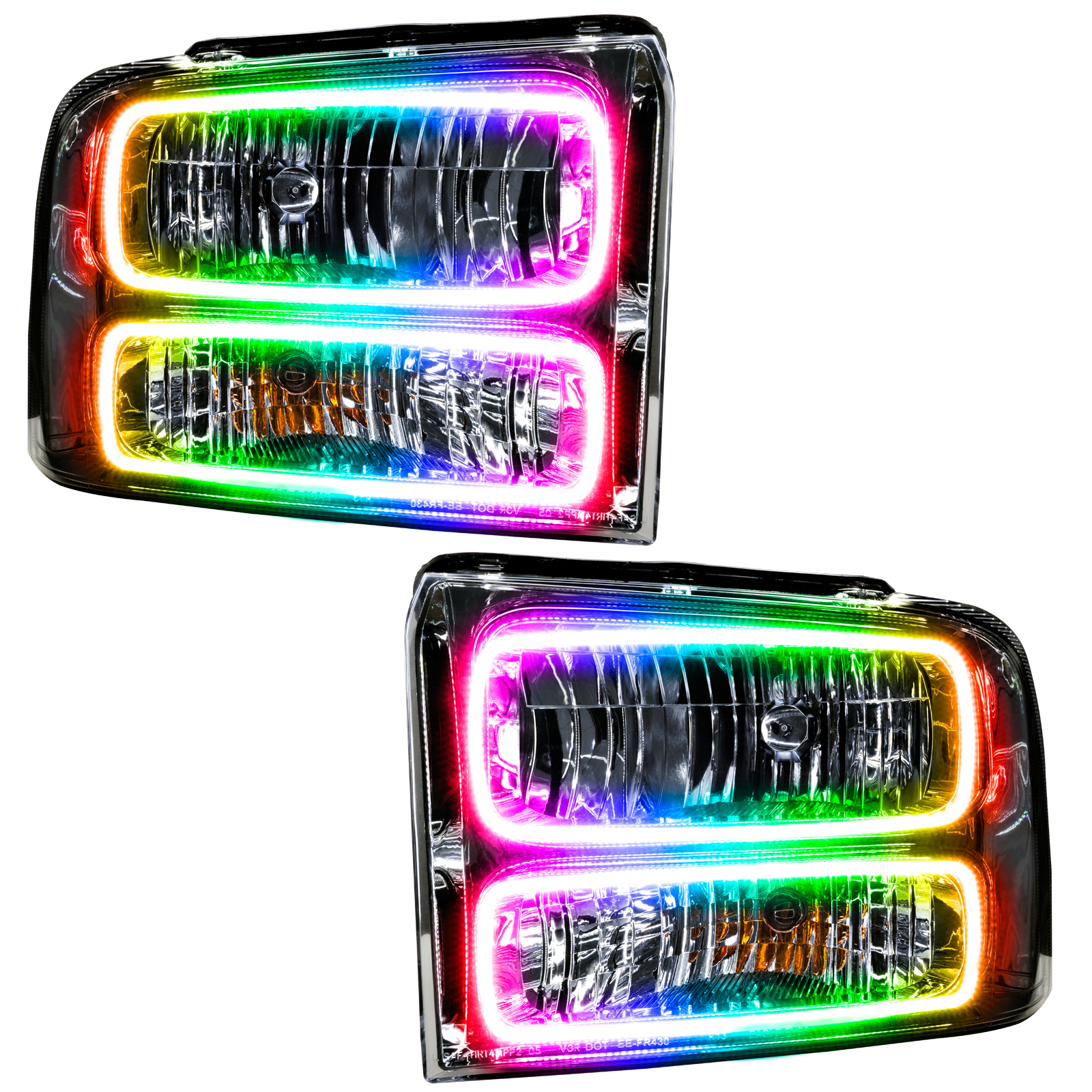 ORACLE Lighting 7146-334 - 05 Ford Excursion SMD HL - Chrome - ColorSHIFT w/o Controller