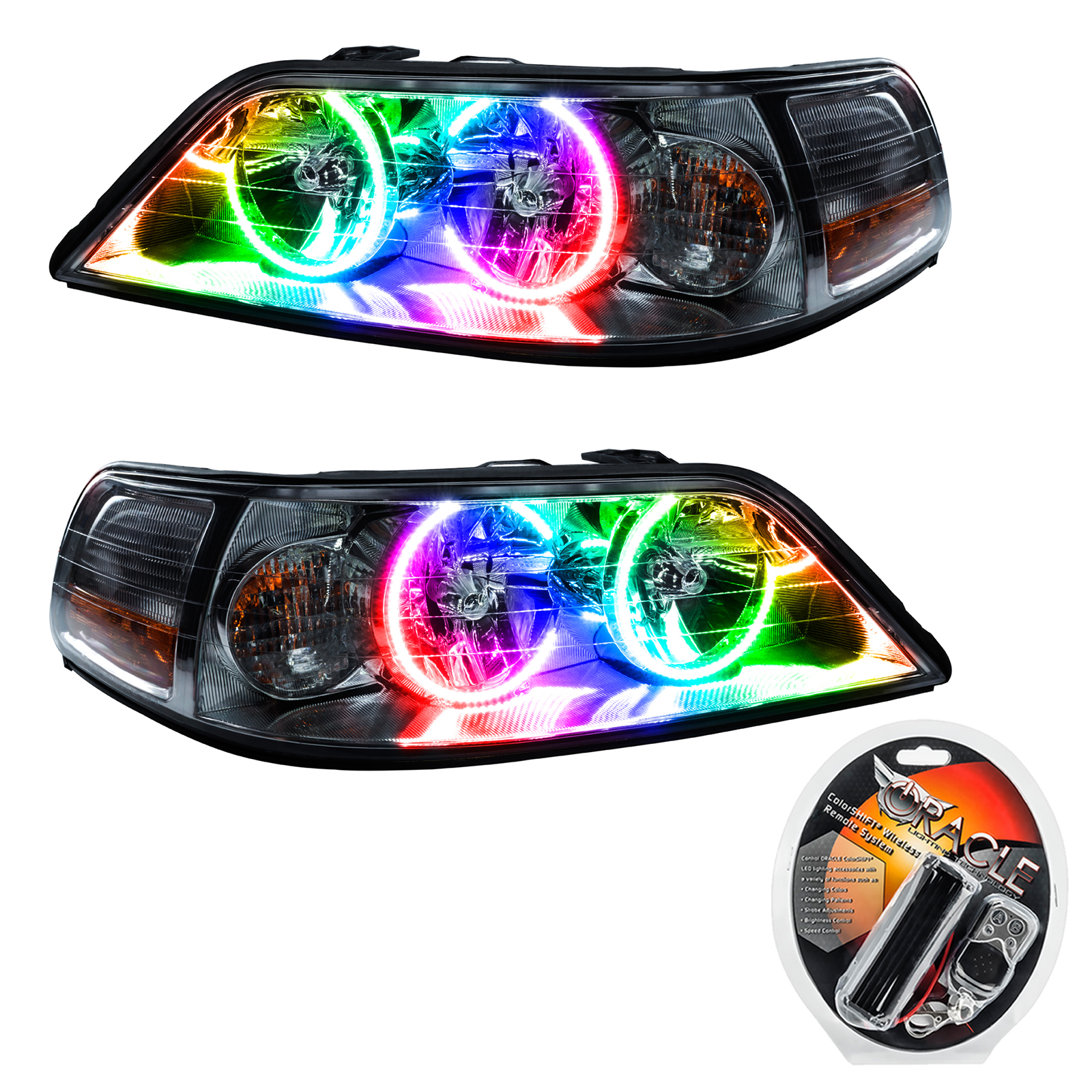 ORACLE Lighting 7155-330 - 05-11 Lincoln Town Car SMD HL (Non-HID) - ColorSHIFT ORACLE Lighting 7155-330 - 05-11 Lincoln Town Car SMD HL (Non-HID) - ColorSHIFT