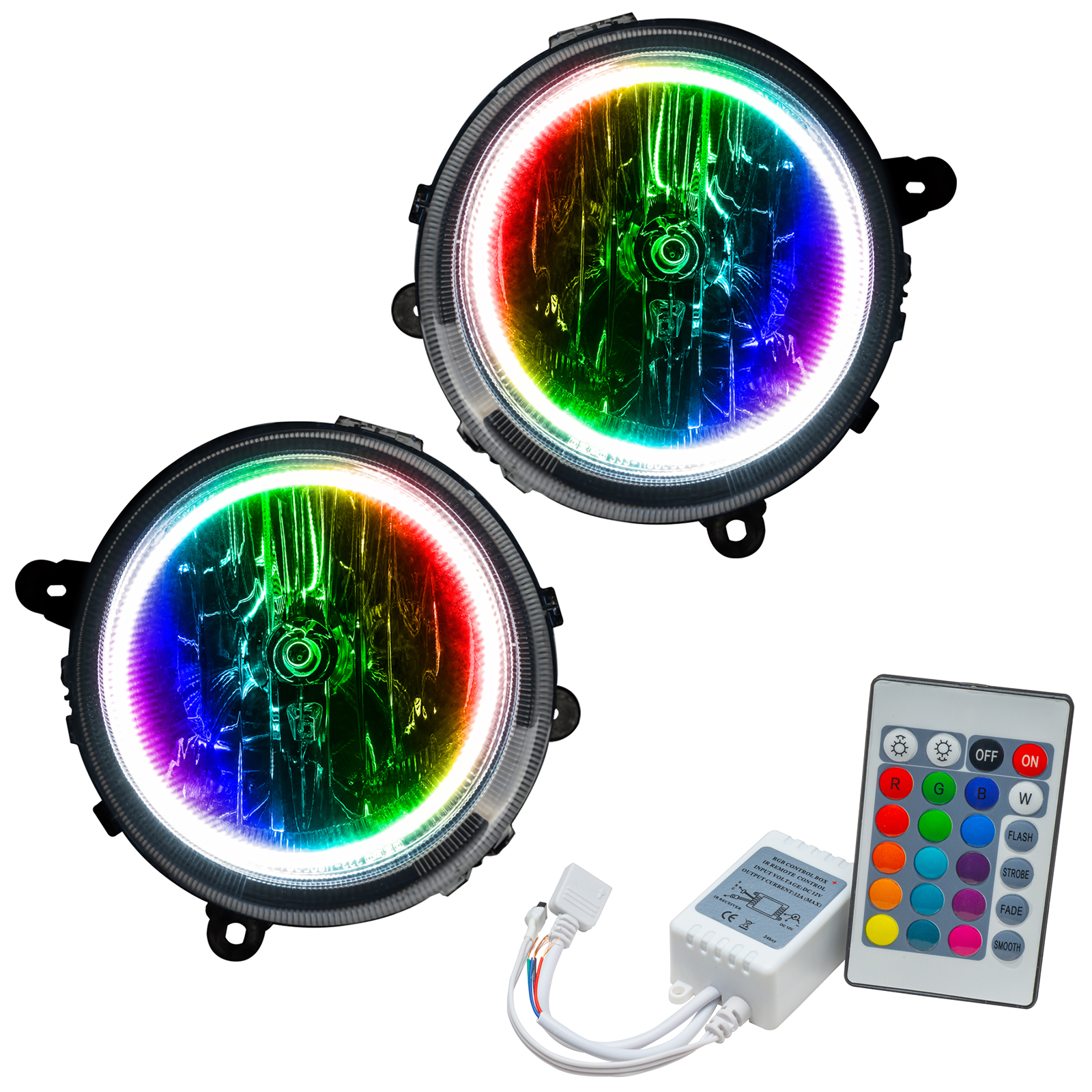 ORACLE Lighting 7168-504 - 07-16 Jeep Patriot/Jeep Compass SMD HL - ColorSHIFT w/ Simple Controller