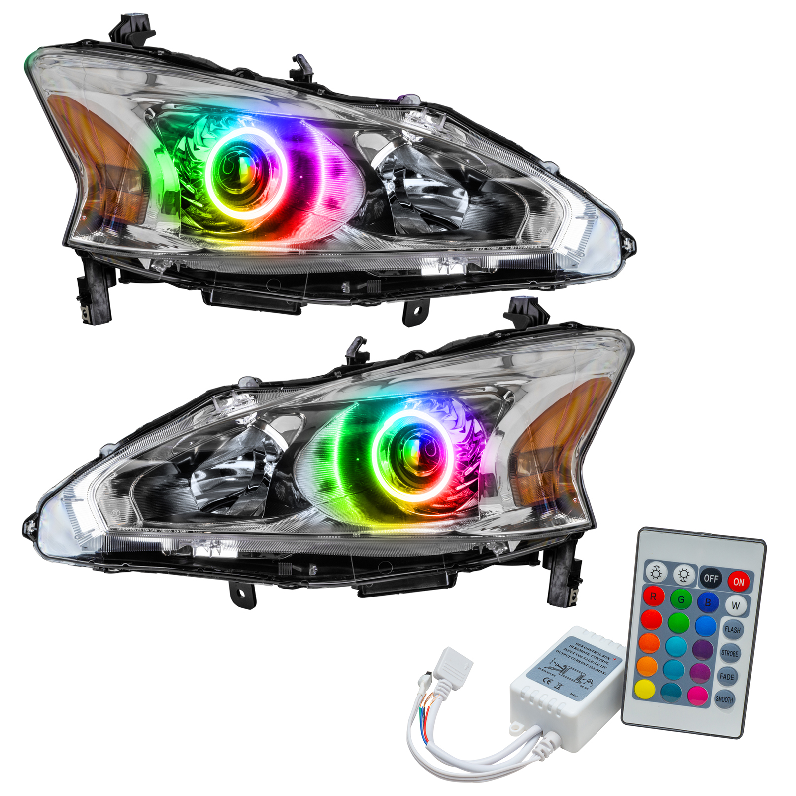 ORACLE Lighting 7172-504 - 13-15 Nissan Altima Sedan SMD HL - ColorSHIFT w/ Simple Controller ORACLE Lighting 7172-504 - 13-15 Nissan Altima Sedan SMD HL - ColorSHIFT w/ Simple Controller