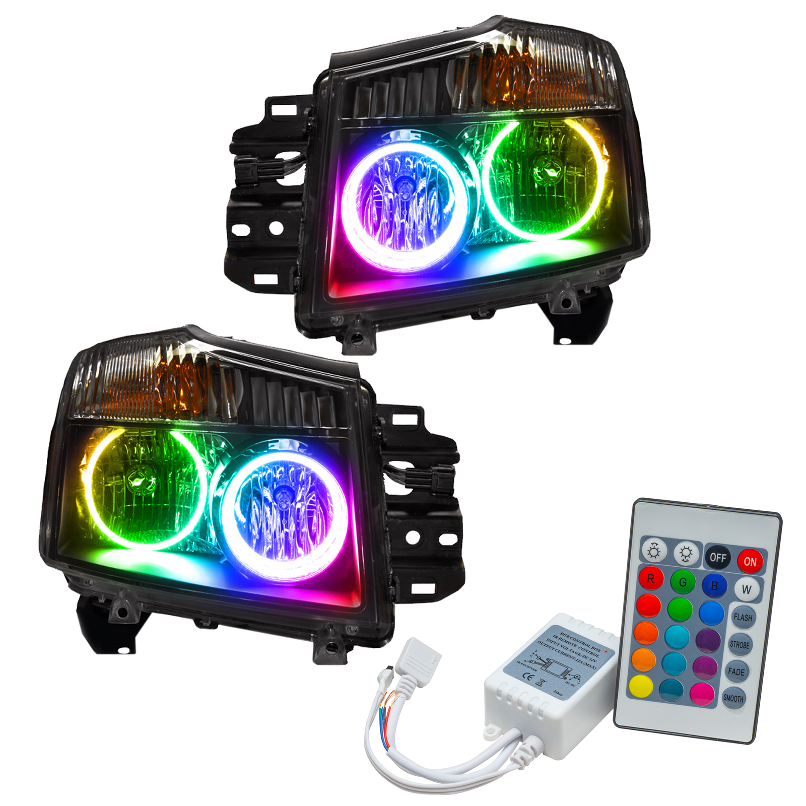 ORACLE Lighting 7173-504 - 08-15 Nissan Titan SMD HL - ColorSHIFT w/ Simple Controller ORACLE Lighting 7173-504 - 08-15 Nissan Titan SMD HL - ColorSHIFT w/ Simple Controller
