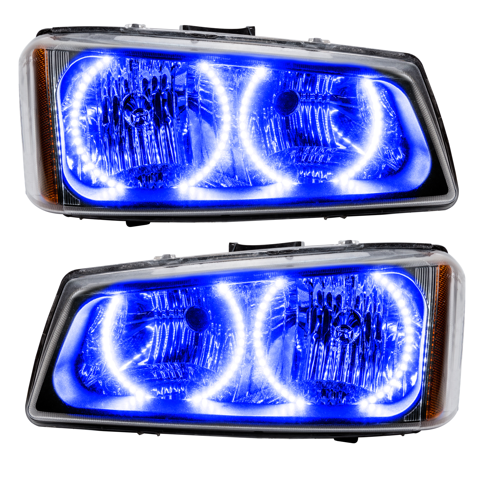 ORACLE Lighting 7197-002 - Lighting 03-06 Chevrolet Silverado Pre-Assembled LED Halo Headlights -Blue