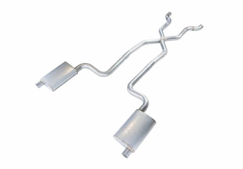 Pypes SCC12 - 1968-1973 Corvette C3 2.5 Inch Crossmember Back Exhaust Kit With X-Pipe 409 Stainless No Mufflers Performance Exhaust Pypes SCC12 - 1968-1973 Corvette C3 2.5 Inch Crossmember Back Exhaust Kit With X-Pipe 409 Stainless No Mufflers Performance Exhaust