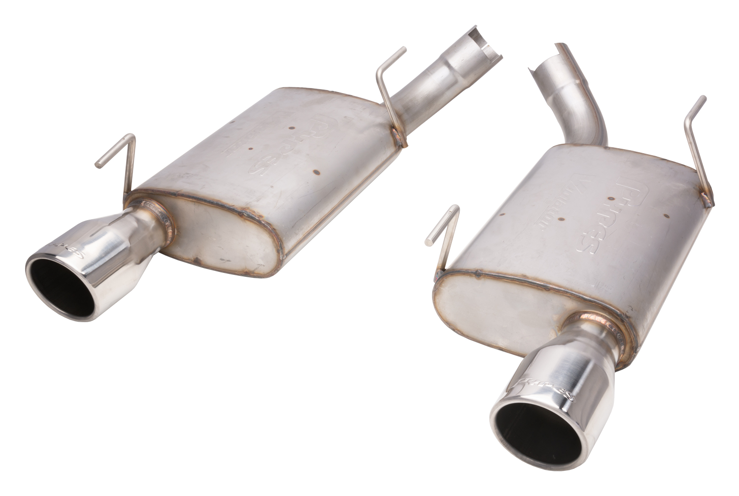 Pypes SFM60V - 2005-2010 Ford Mustang GT Axle Back Exhaust Kit With Violator Mufflers 409 Stainless  Performance Exhaust