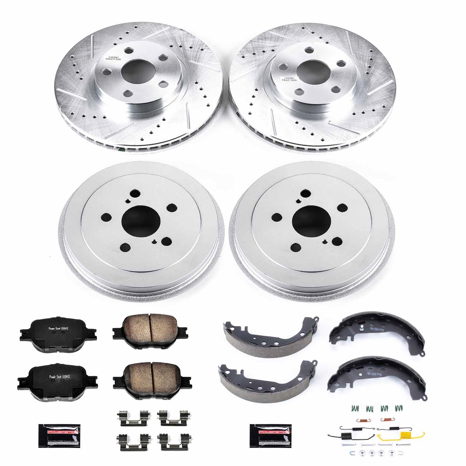 PowerStop K15464DK - Power Stop 01-05 Toyota Celica Front & Rear Z23 Evolution Sport Brake Kit PowerStop K15464DK - Power Stop 01-05 Toyota Celica Front & Rear Z23 Evolution Sport Brake Kit