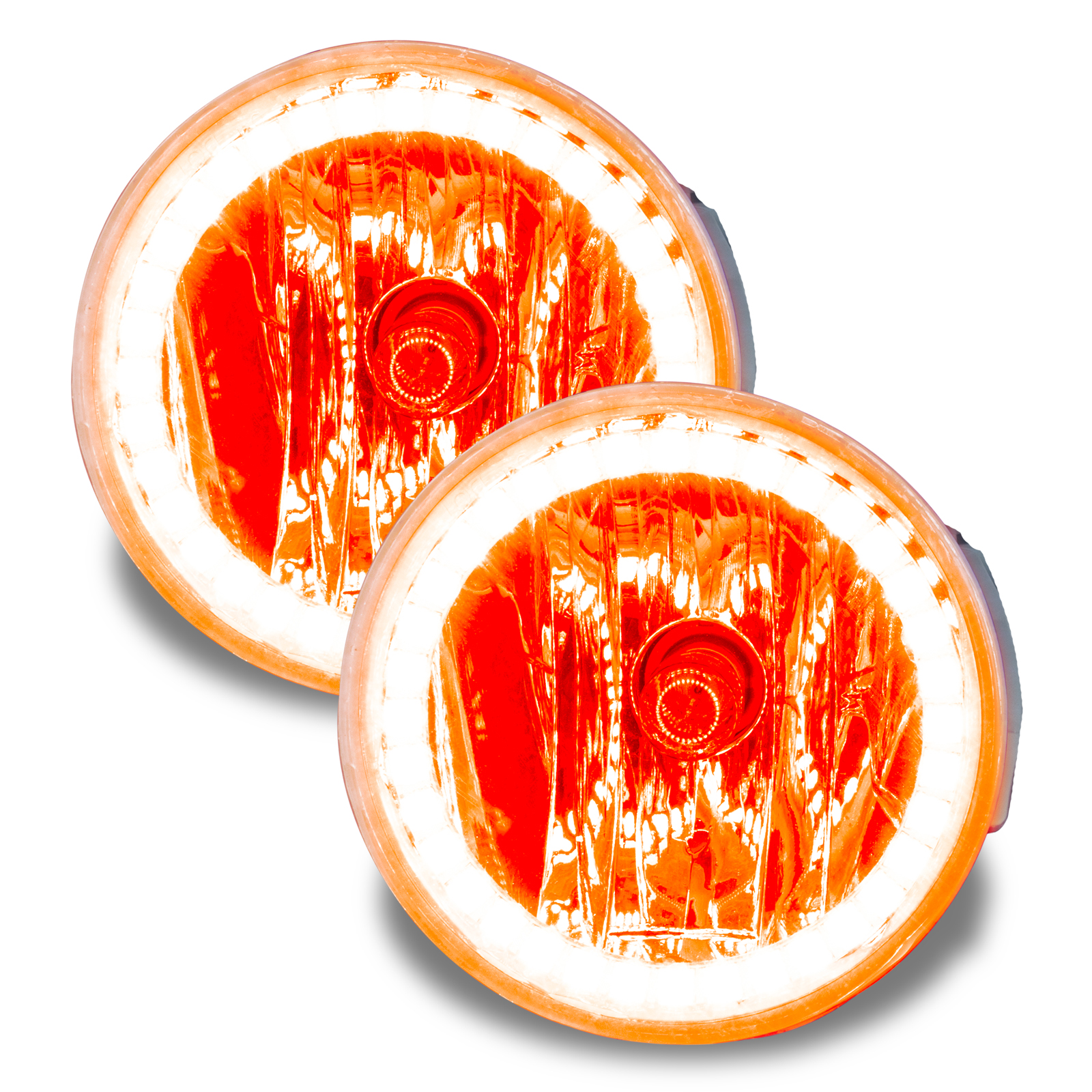 ORACLE Lighting 7737-005 - Lighting 08 Ford Explorer Sport Trac Pre-Assembled LED Halo Fog Lights -Amber