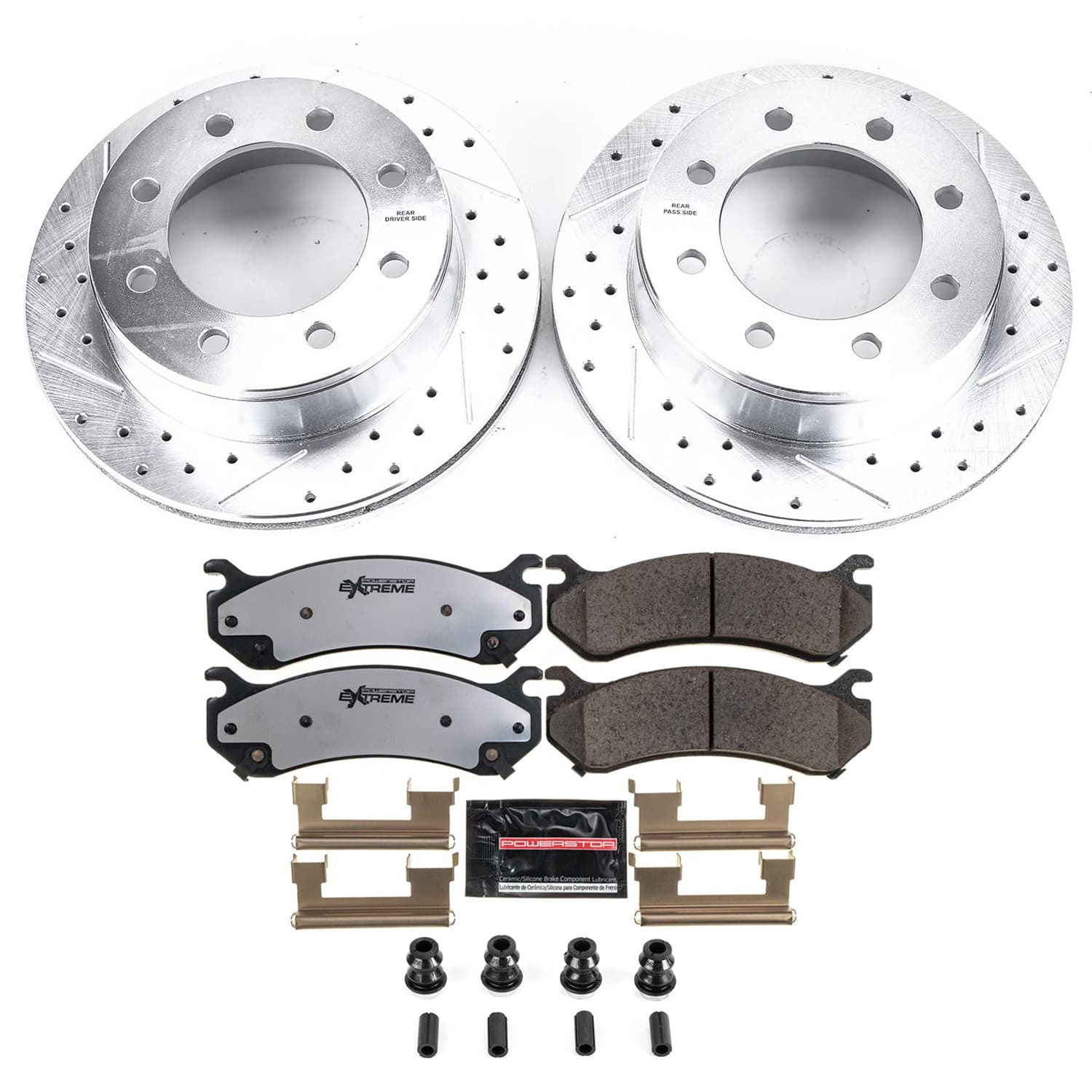 PowerStop K2041-36 - Power Stop 02-06 Chevrolet Avalanche 2500 Rear Z36 Truck & Tow Brake Kit