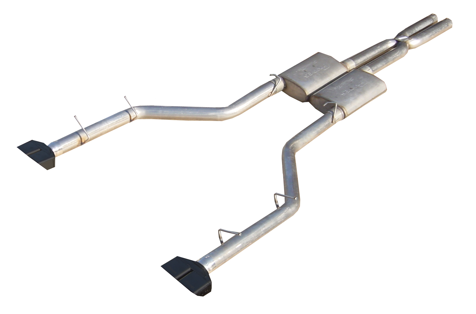 Pypes SMC21SB - Cat Back Exhaust System Split Rear Dual Exit 08-14 Challenger V8 SRT8 3 in Intermediate And Tail Pipe Street Pro Mufflers/Hardware/3 in Black Tips Incl Natural Finish 409 Stainless Steel Exhaust Pypes SMC21SB - Cat Back Exhaust System Split Rear Dual Exit 08-14 Challenger V8 SRT8 3 in Intermediate And Tail Pipe Street Pro Mufflers/Hardware/3 in Black Tips Incl Natural Finish 409 Stainless Steel Exhaust