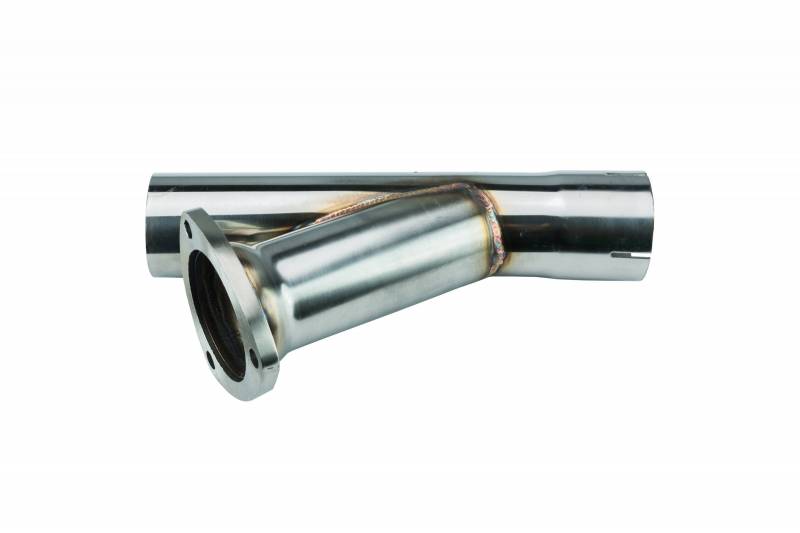 Pypes YVX13S - Y Exhaust Dump Cutout 3 in Hardware Not Incl Polished 304 Stainless Steel  Exhaust