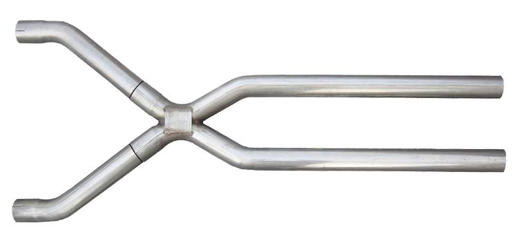Pypes XVF13 - Exhaust X-Pipe Kit Intermediate Pipe 3 in Tunnel Crossover Hardware Incl Natural 409 Stainless Steel  Exhaust