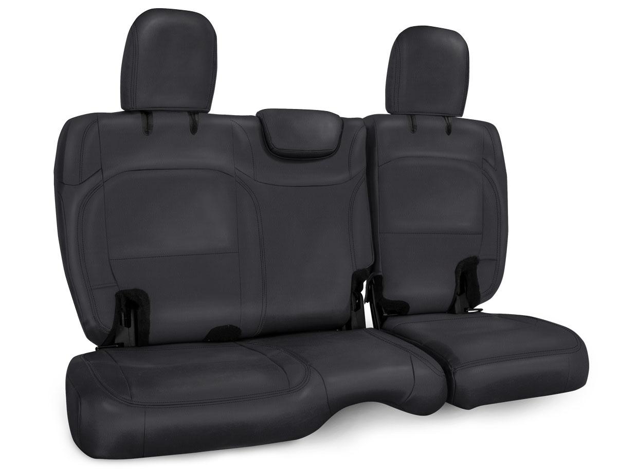 PRP Seats B043-02 - Rear Bench Cover for Jeep Wrangler JLU 4 door with no armrest All Black