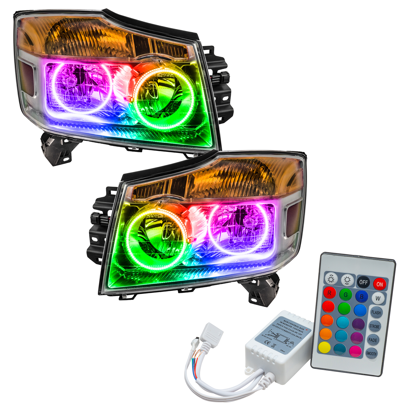 ORACLE Lighting 8106-504 - 08-15 Nissan Armada SMD HL - ColorSHIFT w/ Simple Controller