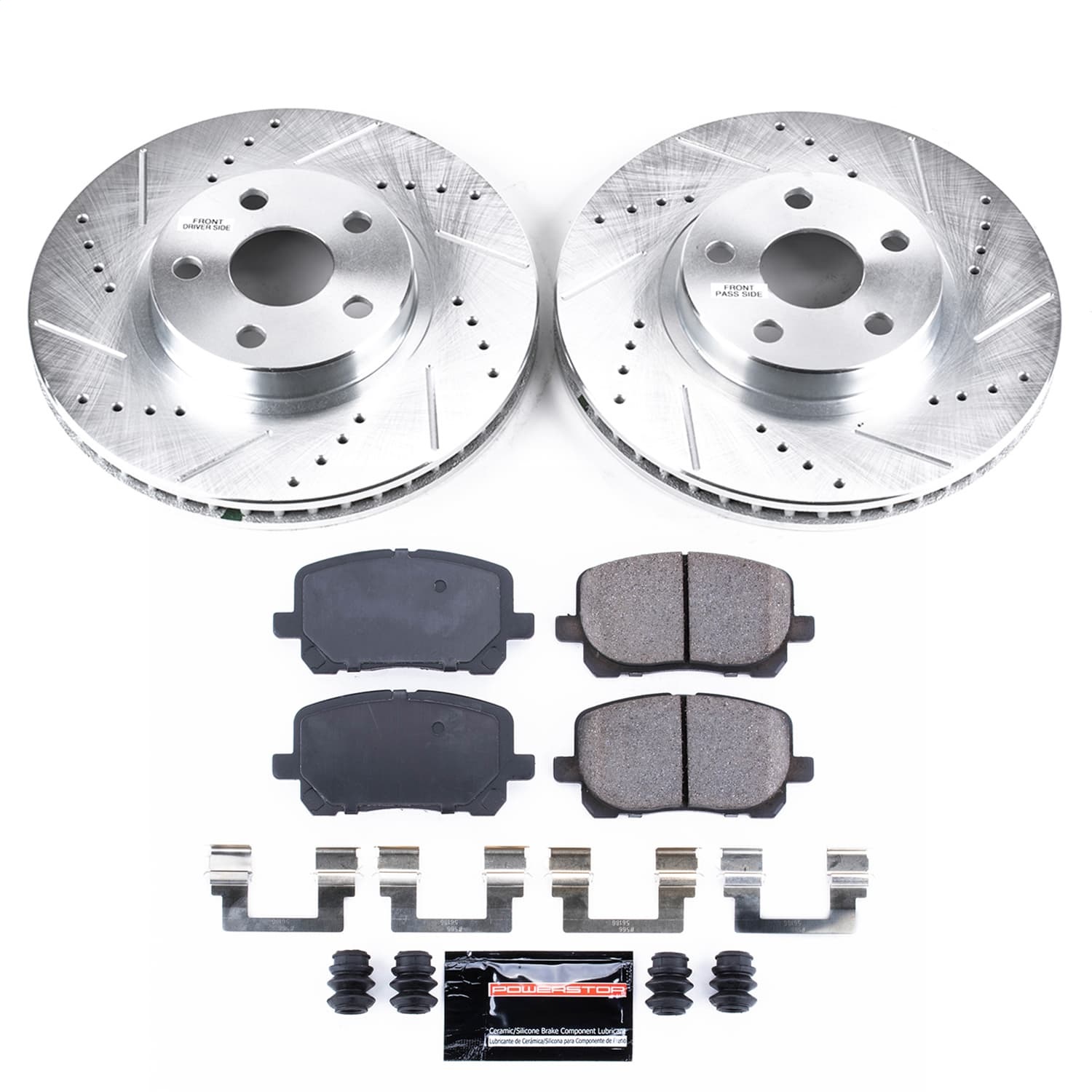 PowerStop K2316 - Power Stop 03-08 Pontiac Vibe Front Z23 Evolution Sport Brake Kit PowerStop K2316 - Power Stop 03-08 Pontiac Vibe Front Z23 Evolution Sport Brake Kit