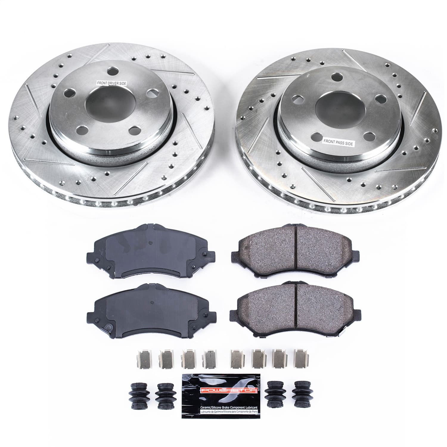 PowerStop K3097 - Power Stop 07-17 Jeep Wrangler Front Z23 Evolution Sport Brake Kit PowerStop K3097 - Power Stop 07-17 Jeep Wrangler Front Z23 Evolution Sport Brake Kit