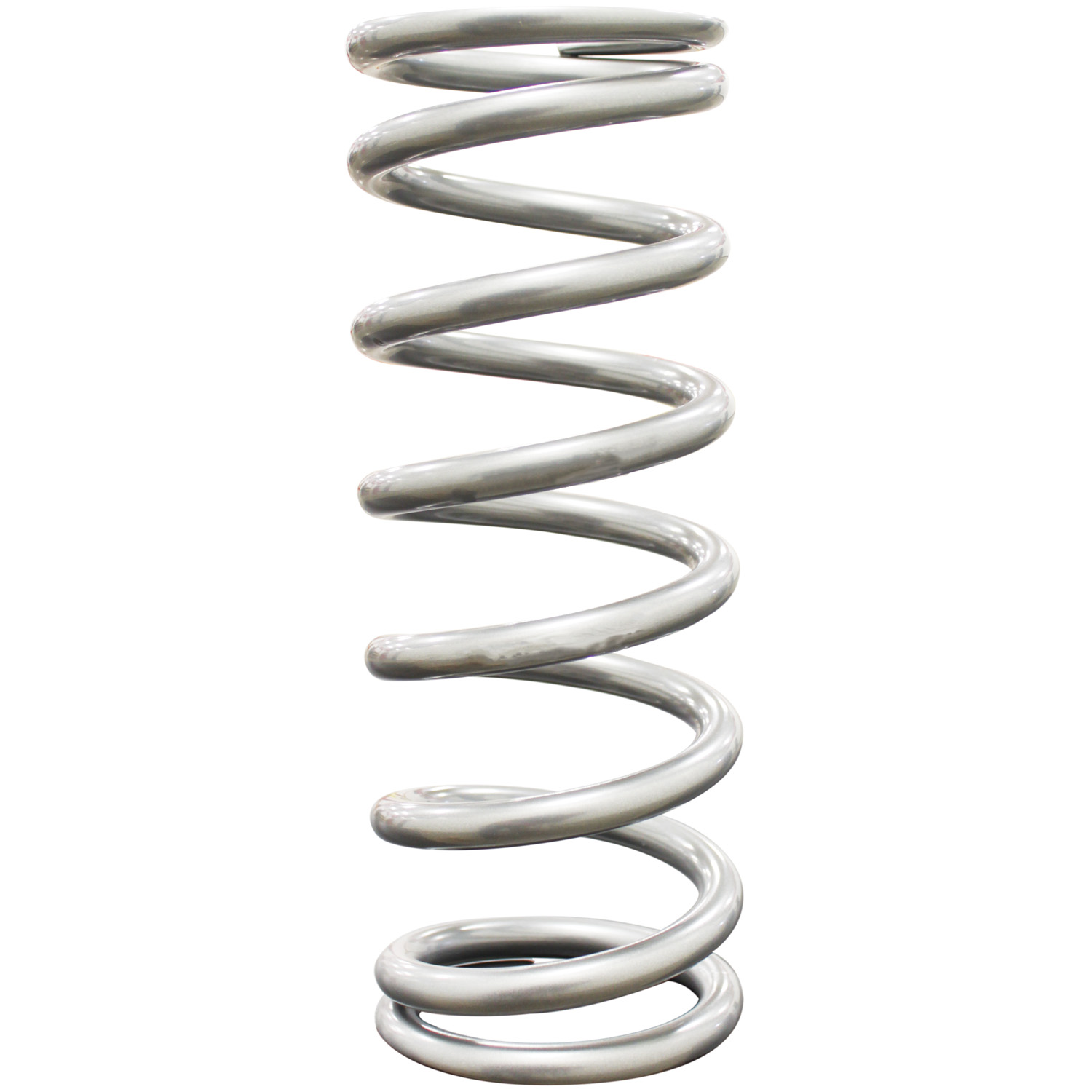 QA1 9HT250 - 2-1/2in ID High Travel Spring - 9in Length x 250lbs/in - Silver Powder Coated
