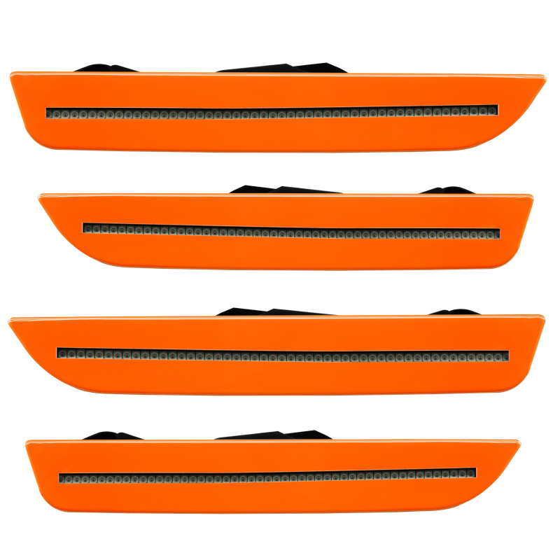 ORACLE Lighting 9700-CY-T - 10-14 Ford Mustang Concept Sidemarker Set - Tinted - Competition Orange (CY) ORACLE Lighting 9700-CY-T - 10-14 Ford Mustang Concept Sidemarker Set - Tinted - Competition Orange (CY)