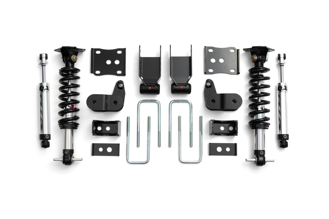 QA1 LK01-FF02 - 15-20 Ford F150 4WD Pro Coil Lowering Kit - Single Adj