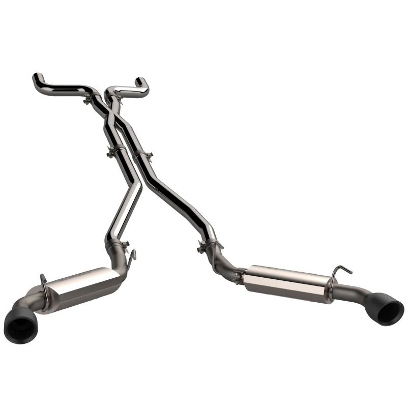 QTP 600111B - 2010-2013 Chevrolet Camaro SS 6.2L  AR3 Cat Back Black Tips