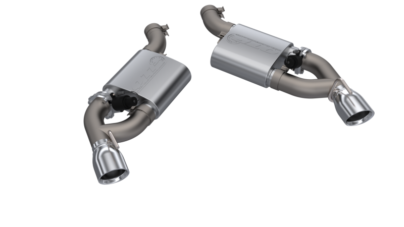 QTP 400116 - 2016-2024 Chevrolet Camaro SS   Screamer Axle Back  Dual Tip Bumper