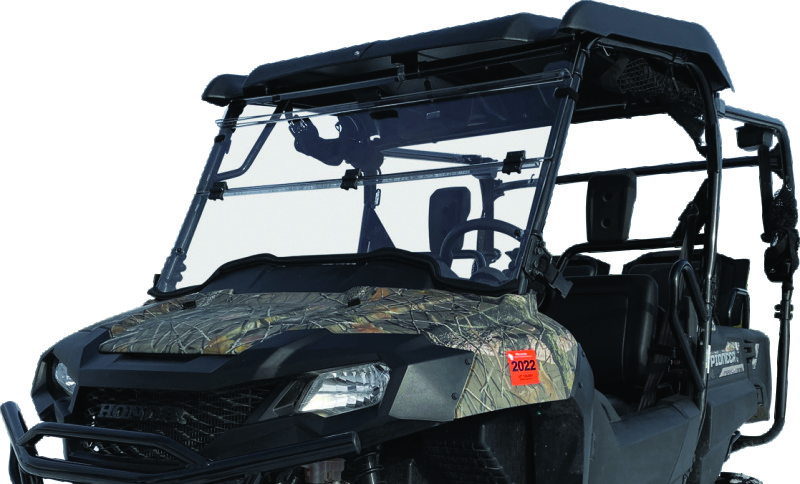 QuadBoss 375782 - 14-22 Honda SXS700 Pioneer 700 Windbreak Folding Windshield