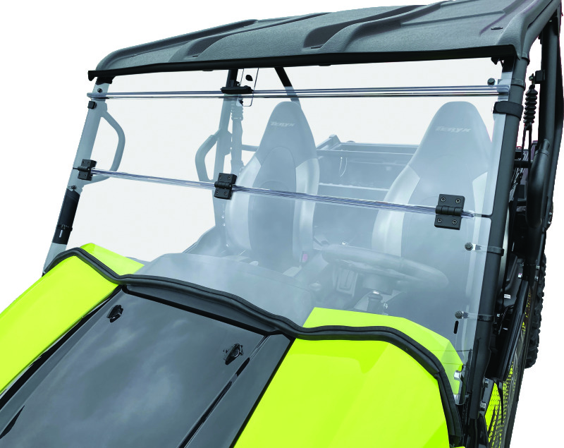 QuadBoss 375788 - 16-22 Kawasaki KRF800 Teryx Windbreak Folding Windshield