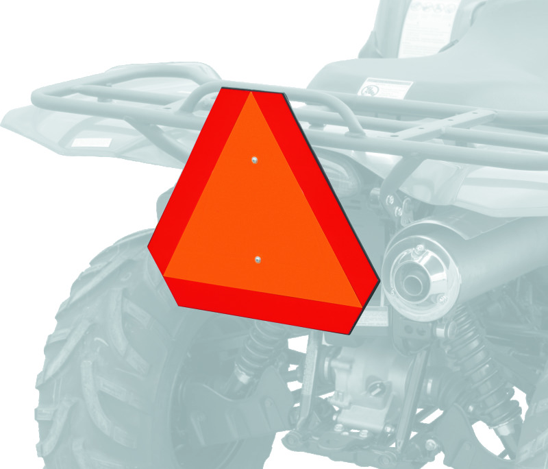 QuadBoss 211908 - Quadoss ATV Safety Emblem - Orange