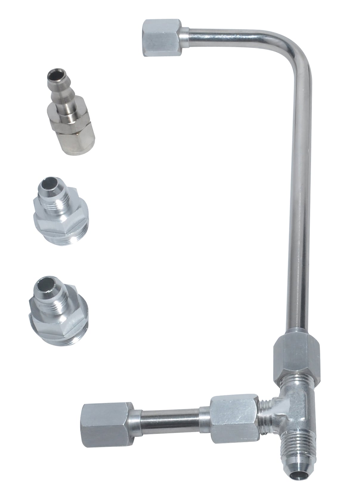 Quick Fuel Technology 34-600SL-SVRQFT - Dual Feed Fuel Line (Slayer Series - Silver) Quick Fuel Technology 34-600SL-SVRQFT - Dual Feed Fuel Line (Slayer Series - Silver)