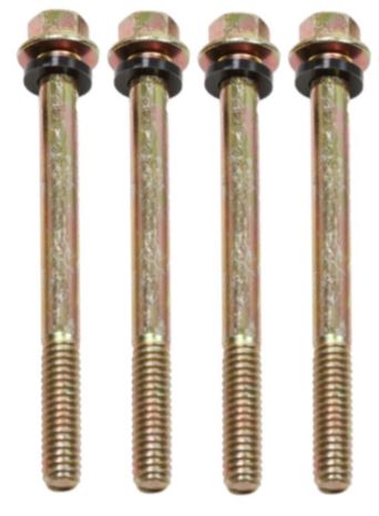 Quick Fuel Technology 5-4QFT - Fuel Bowl Screws (Med)[1 7/8"]-Gold & Gaskets 5-4