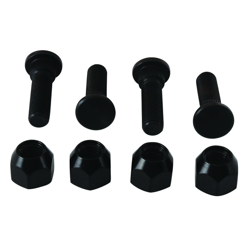 QuadBoss 608240 - 99-04 Yamaha YFM250 Bear Tracker Front Wheel Stud & Nut Kit