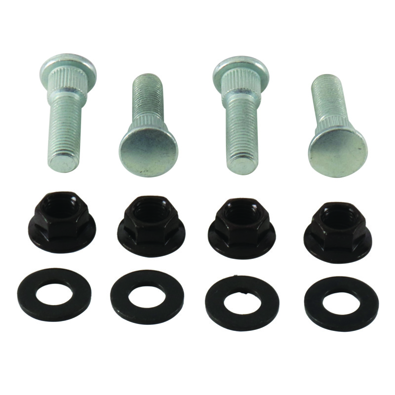 QuadBoss 608237 - 04-06 Yamaha YFM350R Raptor Front Wheel Stud & Nut Kit