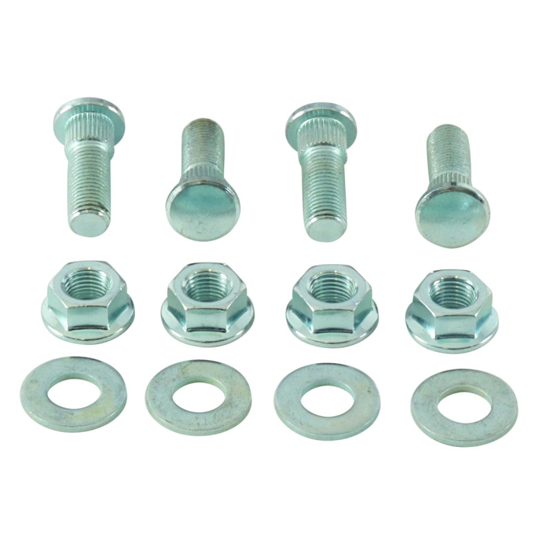 QuadBoss 608277 - 05-08 Polaris Ranger 500 2x4 (03) Front Wheel Stud & Nut Kit
