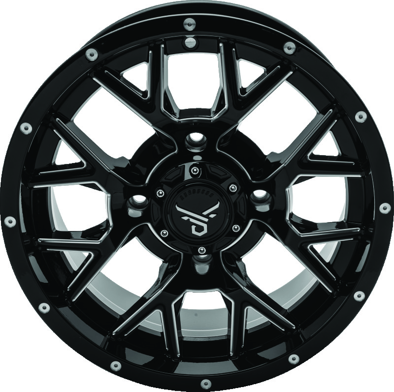 QuadBoss 608573 - Barbwire 14X7 - 5+2 - 4/110 - Milled