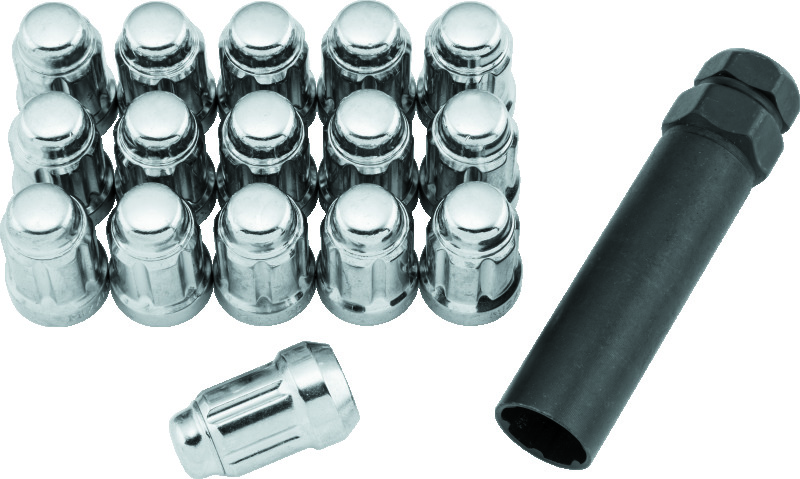 QuadBoss 608816 - Spline Lug Nuts 12x1.25 - Silver QuadBoss 608816 - Spline Lug Nuts 12x1.25 - Silver